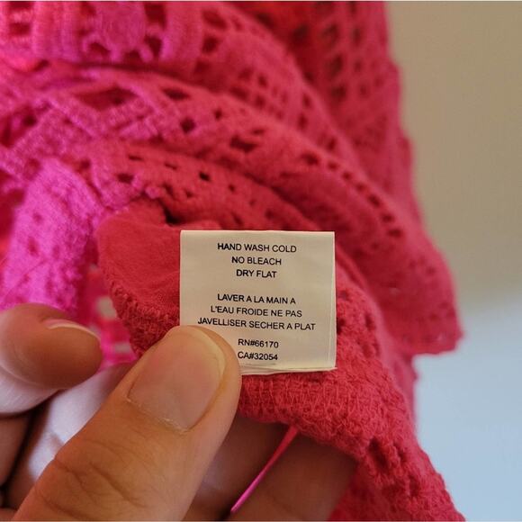 Blue Tassel Anthropologie Shavonne Lace Tunic Top Boho - Picture 9 of 10